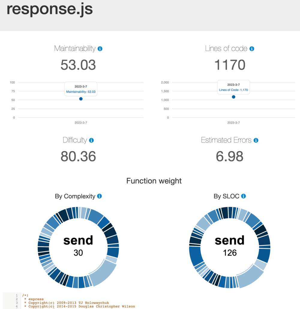 Report's File Details page